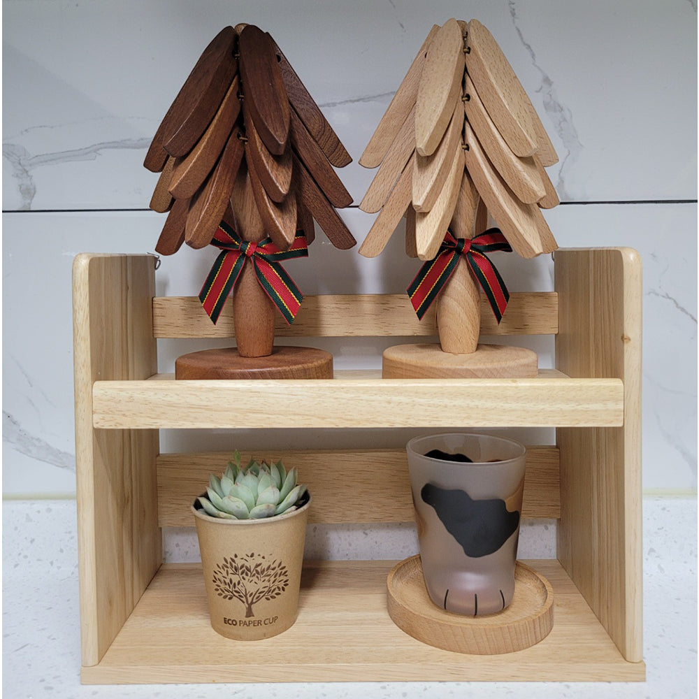 Coasters made of walnut wood — stylishly and effectively protects furniture