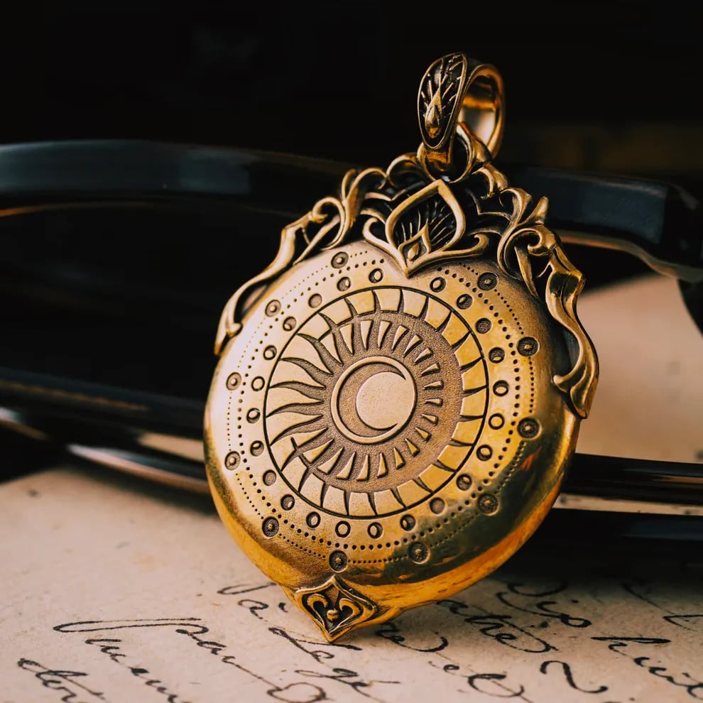 👁️🗨️Handmade Tarot Vision Pendant: Connect to Cosmic Wisdom Anytime(Cheat Sheet Included) Mivoza Deutschland