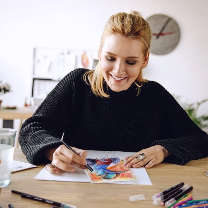 Elegant Watercolor Brush Set – Creative Painting Made Easy