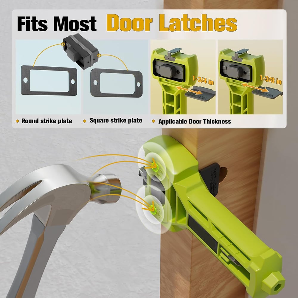 Door Latch Adjustment Tool — Quickly Perfectly Adjusted Doors
