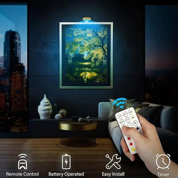 GlowLuxe™ — Effortless Art Illumination