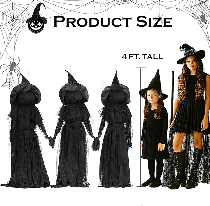 Halloween Witch Garden Stake – Outdoor Water Decoration