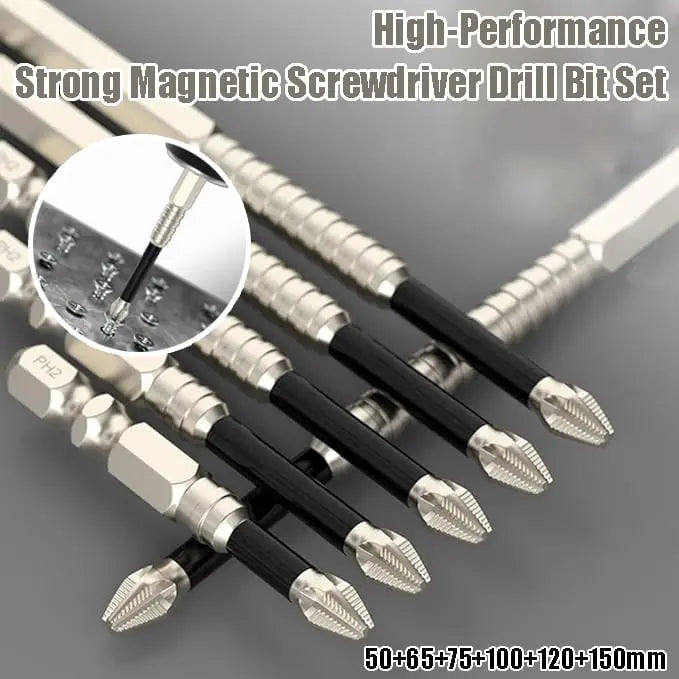Magnetic Screwdriver Bit Set for Precise Work