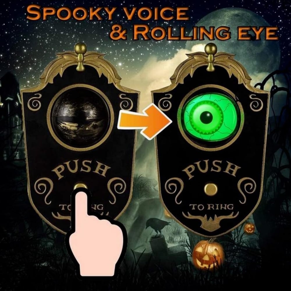 Animated LED Doorbell — Creepy Atmosphere at the Push of a Button