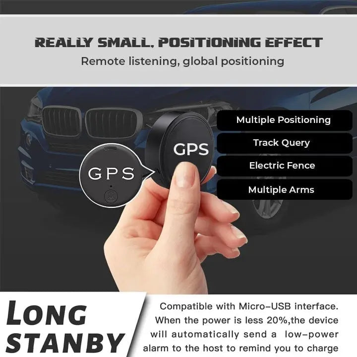 Mini GPS Tracker – Discreet Real-Time Tracking Without Subscription