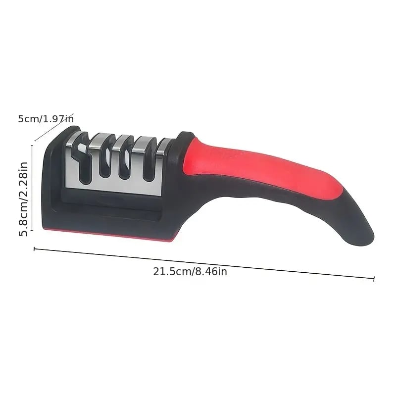 4-Stage Knife Sharpener – Sharp Blades for Easy Cooking