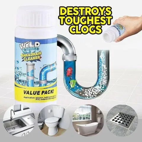 Sink & Drain Cleaner – Fast &, Safe Clog Remover