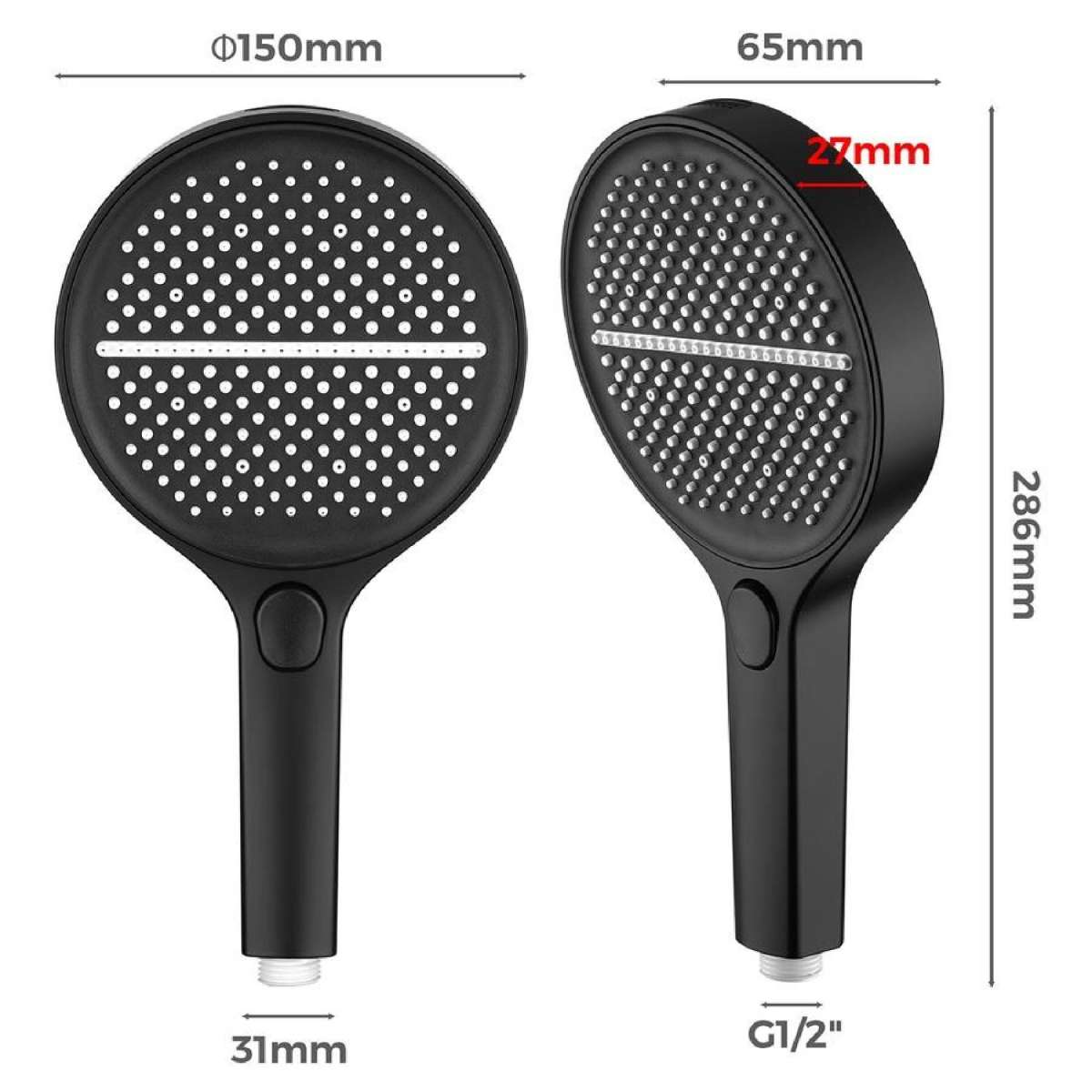 Shower Head — Invigorating Water Stream for Relaxation