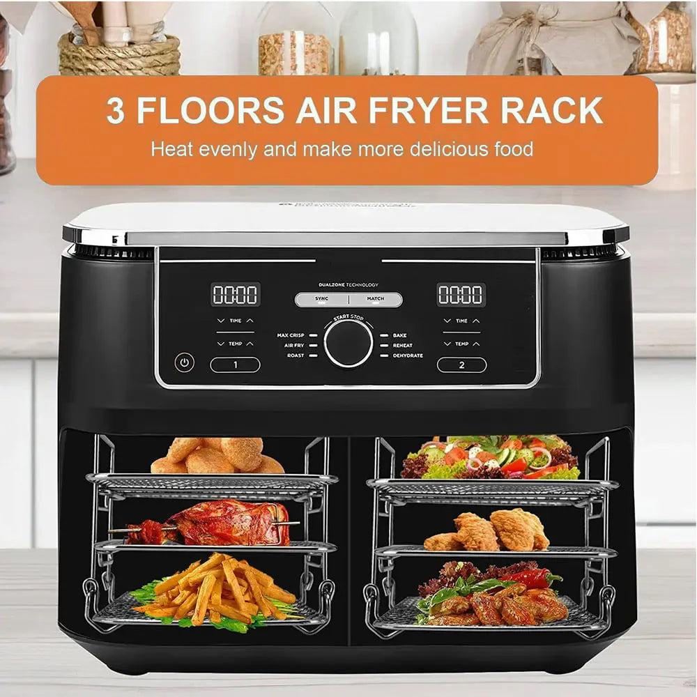 3-tier air fryer insert for even cooking