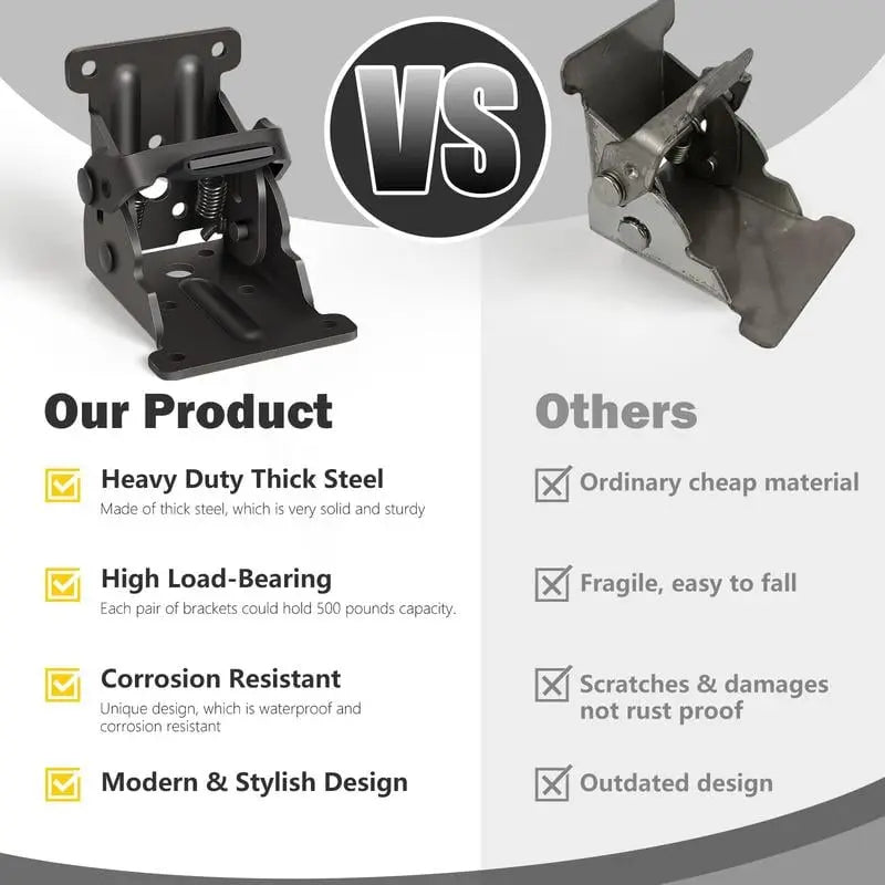 Foldable Steel Table Leg Bracket