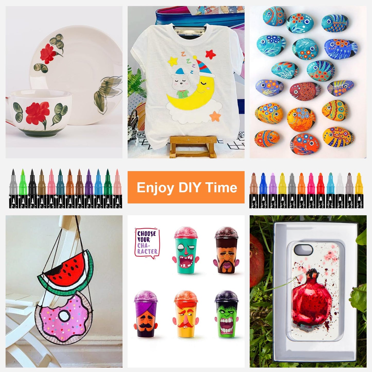 Brush Pens – Vibrant Artworks with Sparkling Shine