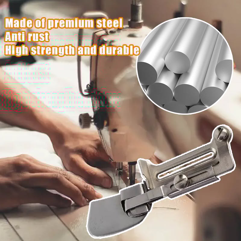 Adjustable Rolled Hem Foot for Precise Sewing Finishes