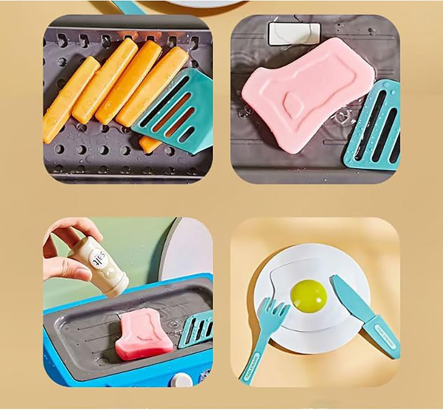 Children's Play Kitchen — Creative Play Fun with Color Magic