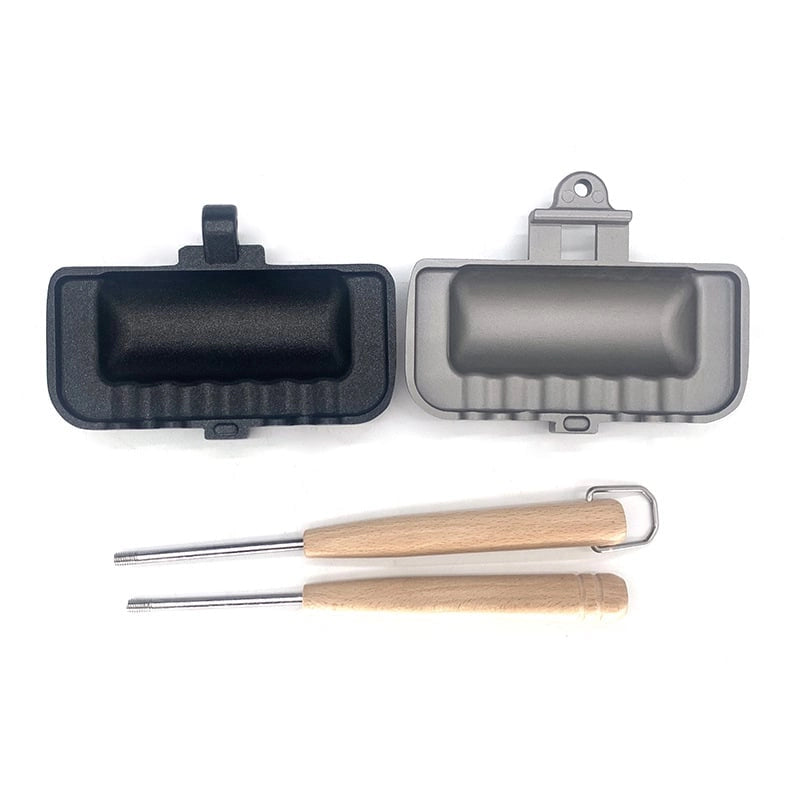 Double-sided Sandwich Pan – Non-stick Aluminum Breakfast Fryer