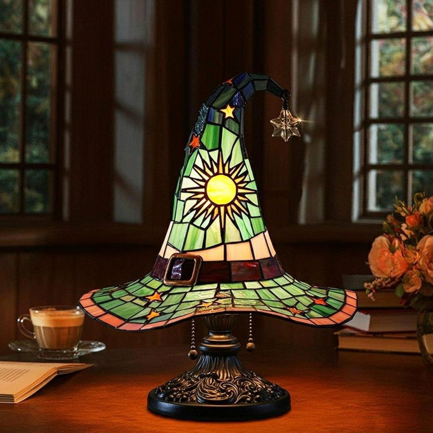 Lead Glass Table Lamp — Enchanting Light for Feel-Good Moments