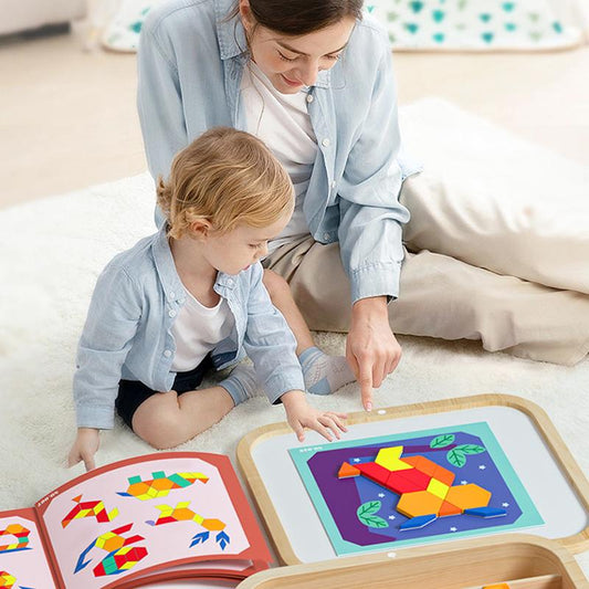 Wooden Magnetic Puzzle — Promoting Creativity and Self-Confidence
