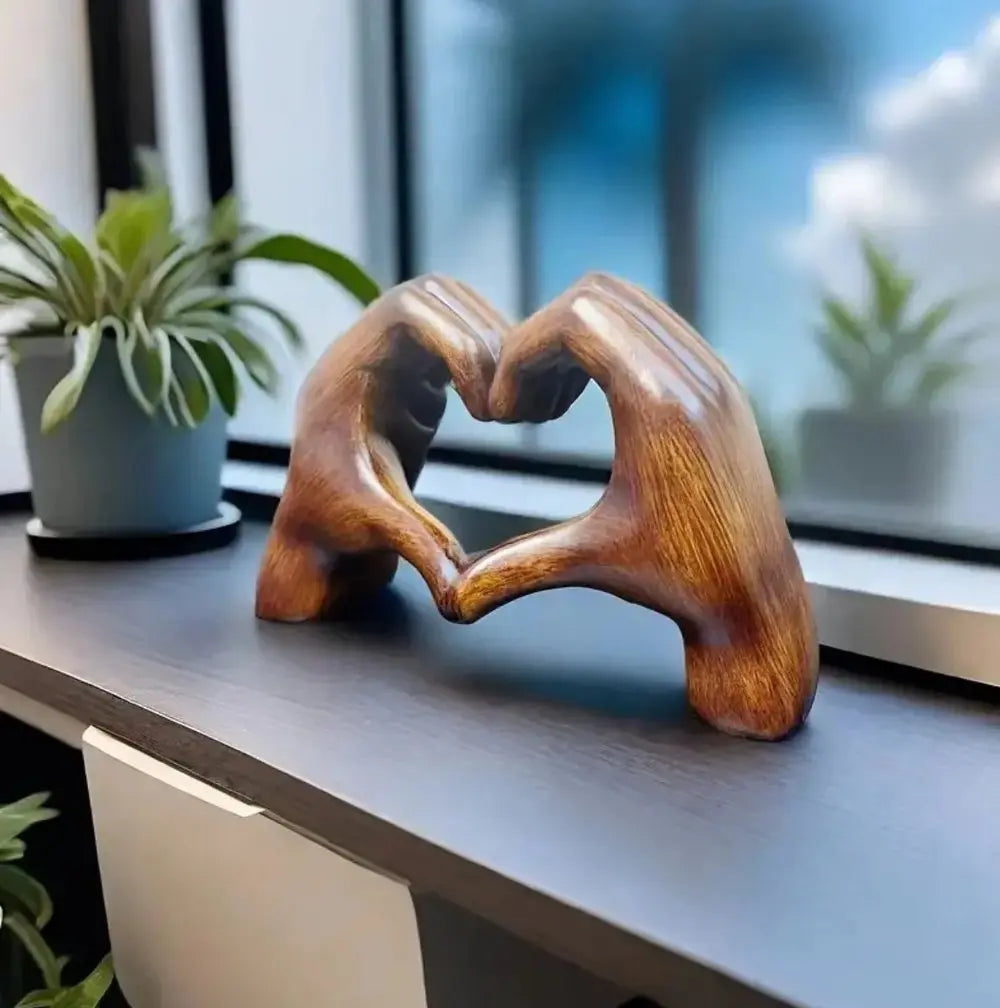 Buy 1 Get 1 Free | Heartilia™ — Timeless Wood-Grain Heart Sculpture