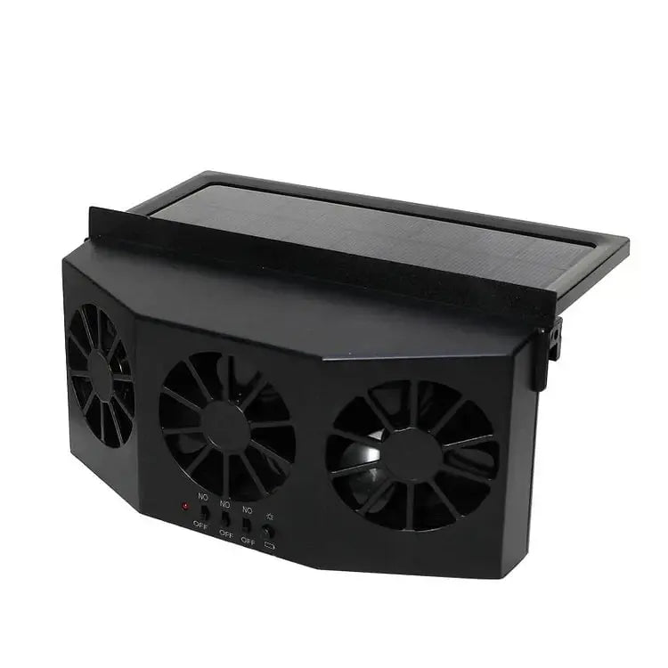 Solar-Powered Car Fan – Wireless & Compact