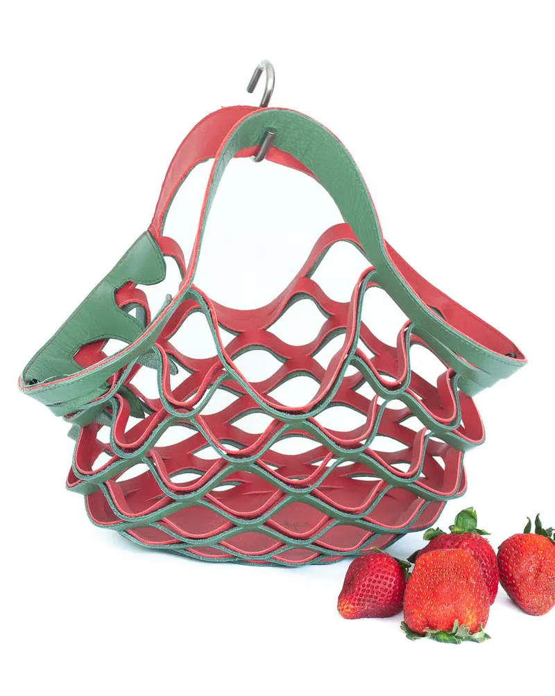 Handcrafted Leather Foldable Tote Bag – Shape-malleable, Lightweight Bag