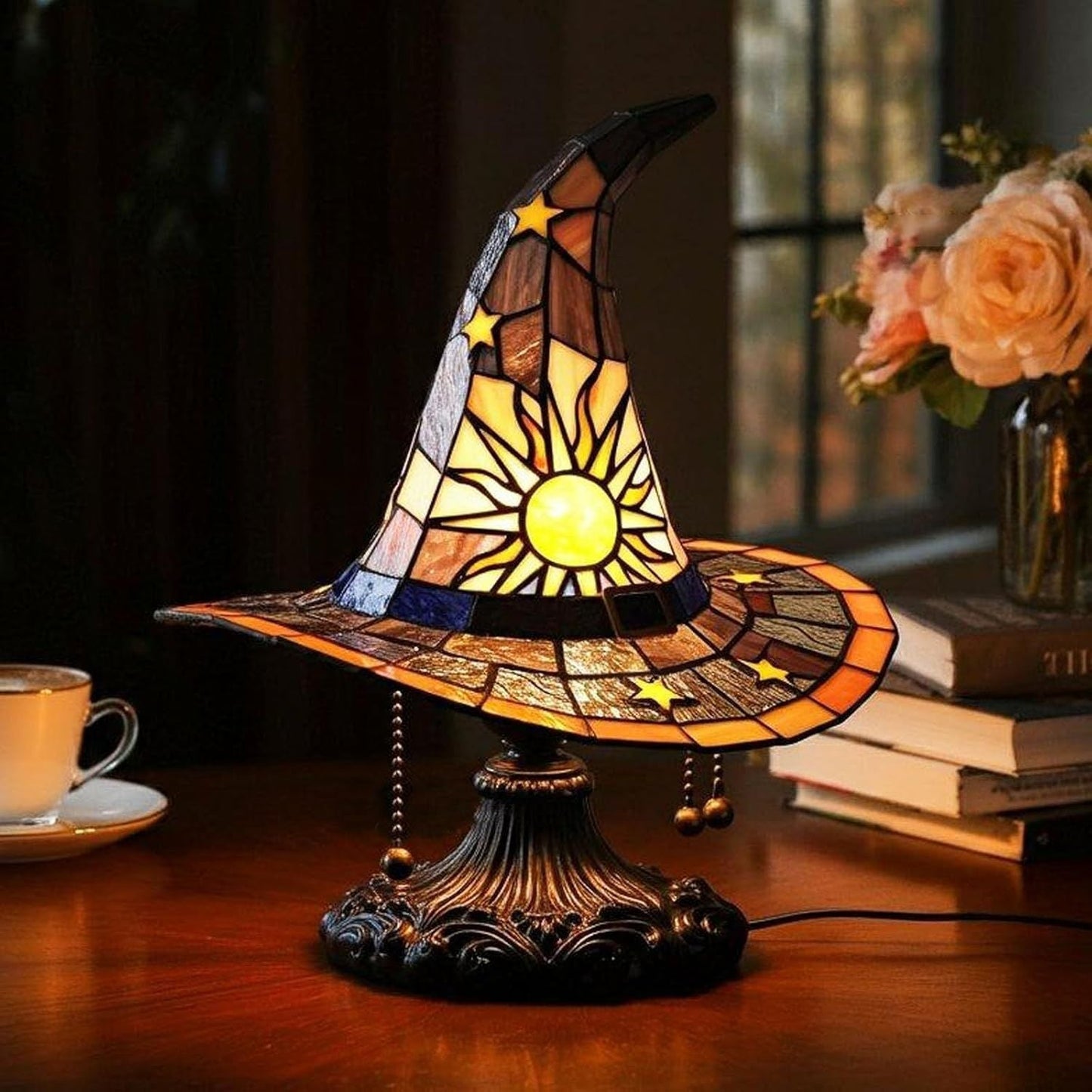 Lead Glass Table Lamp — Enchanting Light for Feel-Good Moments