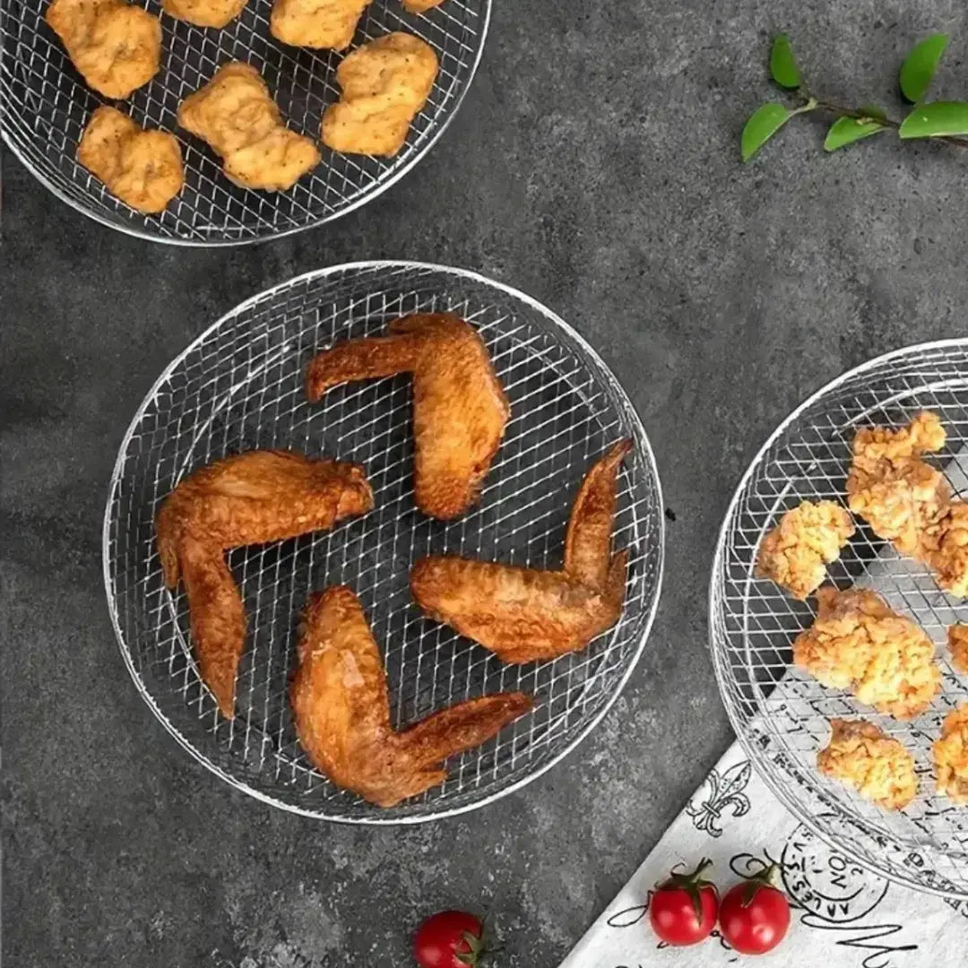 Buy 3 Baskets Get 2 Tongs Free | FlexFry™ — Double Meals, Half the Time