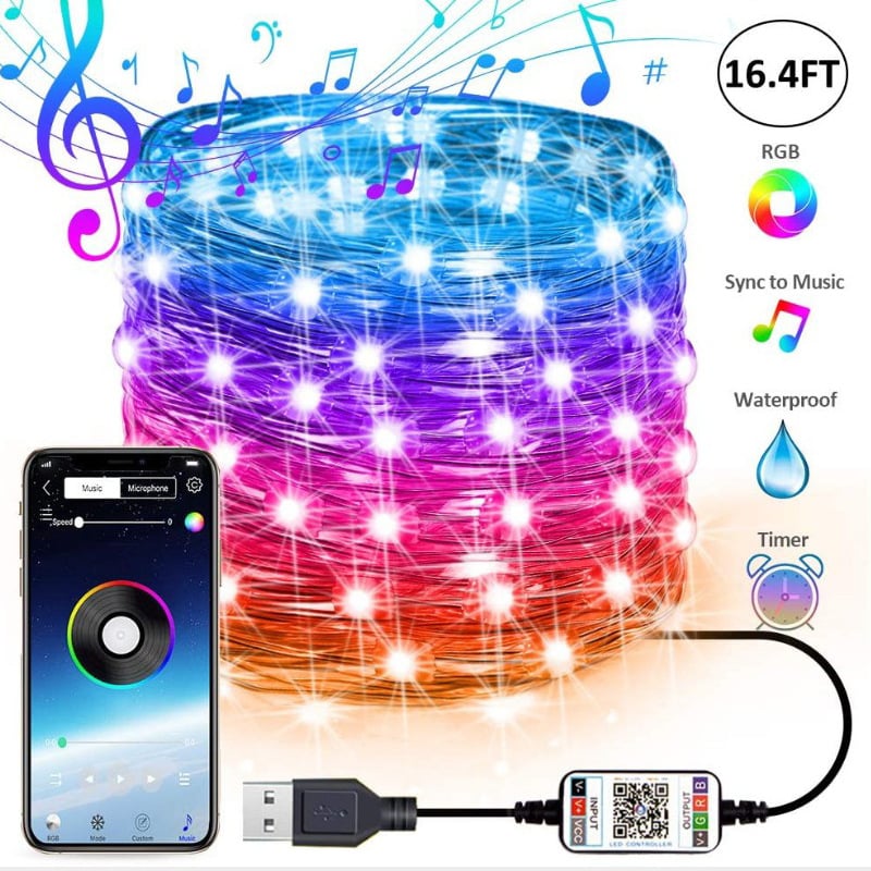 Outdoor LED String Lights — Create a Colorful Atmosphere with a Fingertip Touch