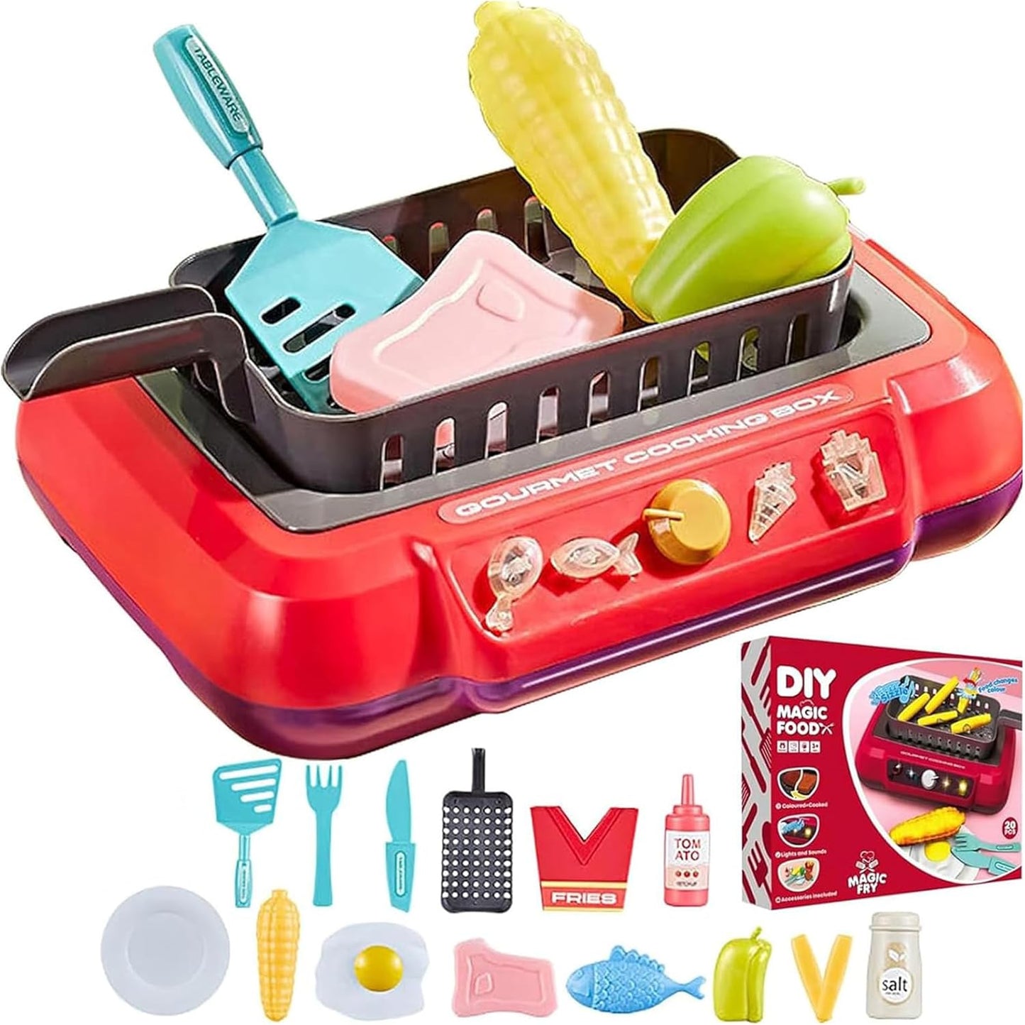Children's Play Kitchen — Creative Play Fun with Color Magic