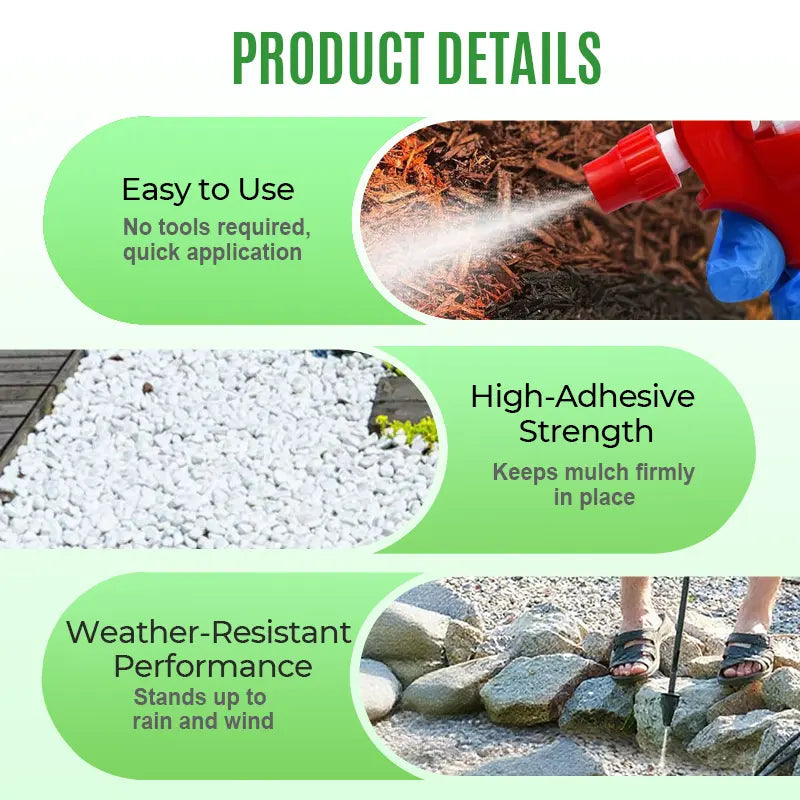 Landscape adhesive — Fast-drying, weather-resistant fixative