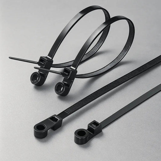 Self-locking cable ties with screw hole – tensile strength up to 22 kg