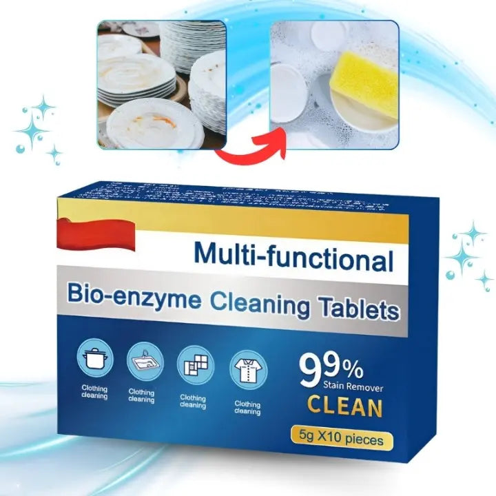 Deep-clean organic enzyme detergent tablets – Powerful stain removal