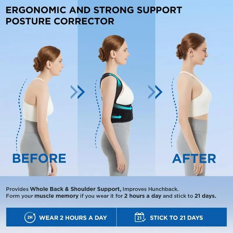LuminaPosture™ — Pain-Free Posture with Breathable Support