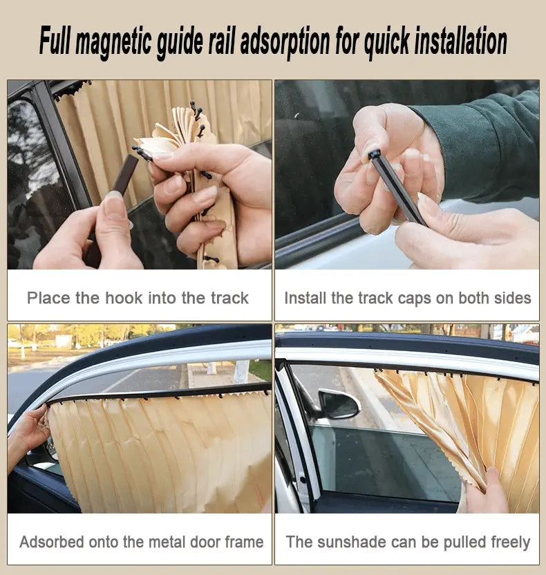 Car window sunshade – blocks UV rays & keeps interiors cool
