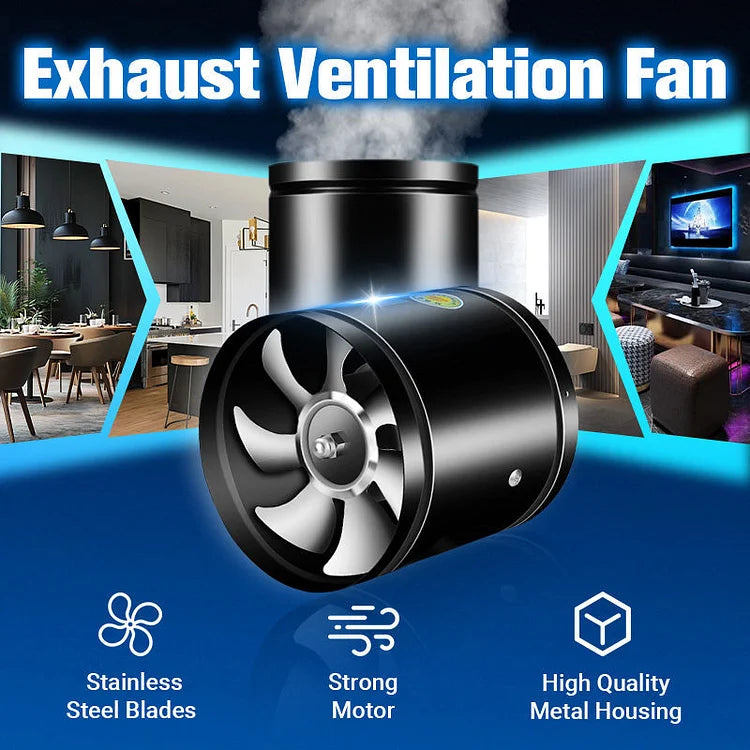 Heavy Duty Exhaust Fan — Helps with Poor Air Circulation
