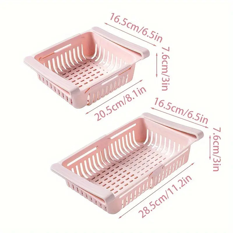 Multipurpose Refrigerator Organizer – Stackable Food Container with Drain