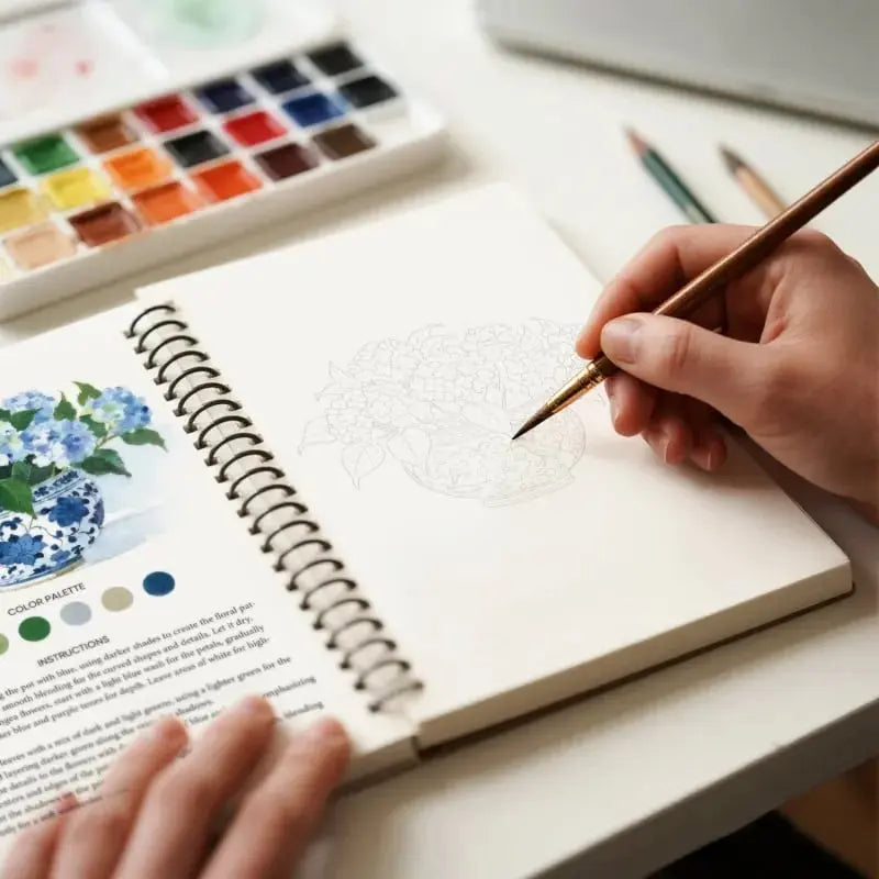 Aquarellset mit Vogelmotiven — kreative Entspannung und Stressabbau Mivoza Deutschland