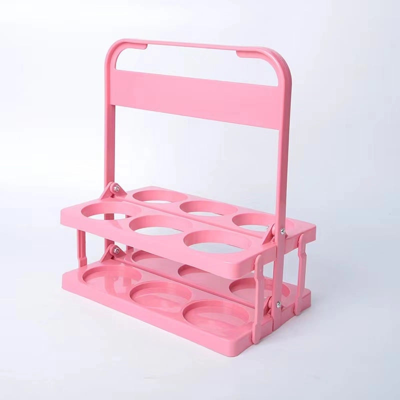 Foldable Drink Holder – Portable Holder for Six Beverages with Reinforced Support
