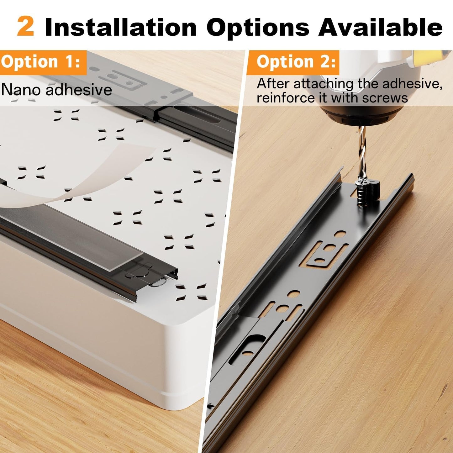 Pull-Out Cabinet Organizer — No Difficult Assembly Needed