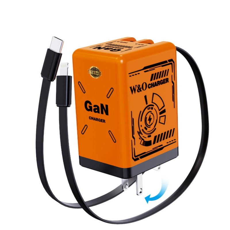 Fast charger with cable management — order and power without cable clutter