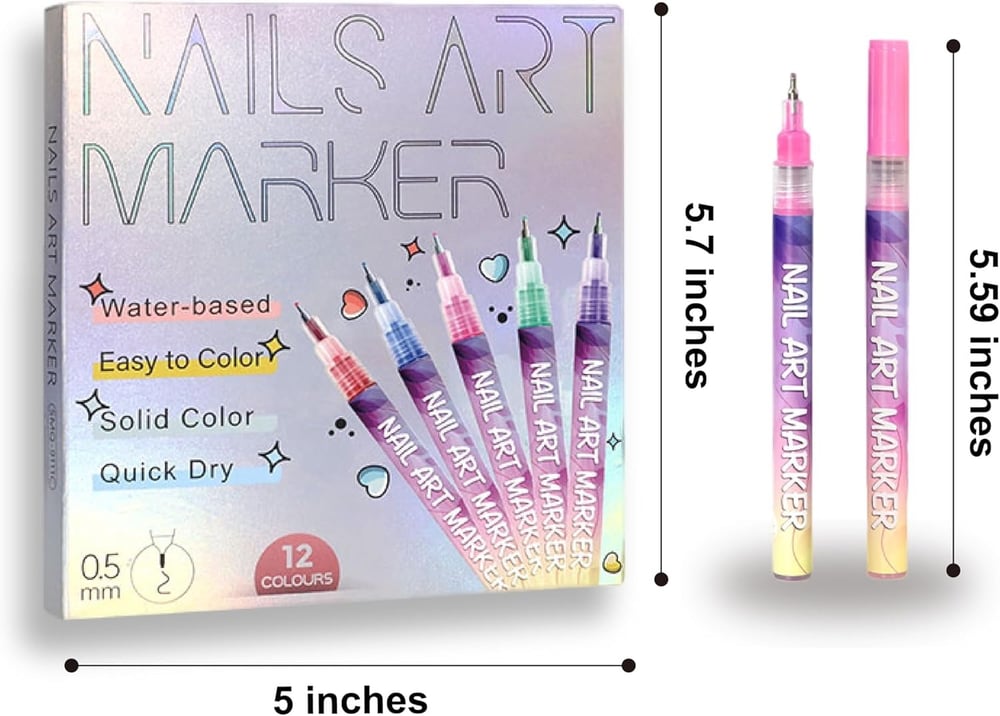 Nail Design Color Pencil Set — Radiant Colors for Perfect Nails