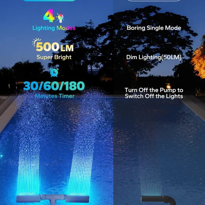 AquaLuma™ — Solar-Powered Mist & Light Oasis