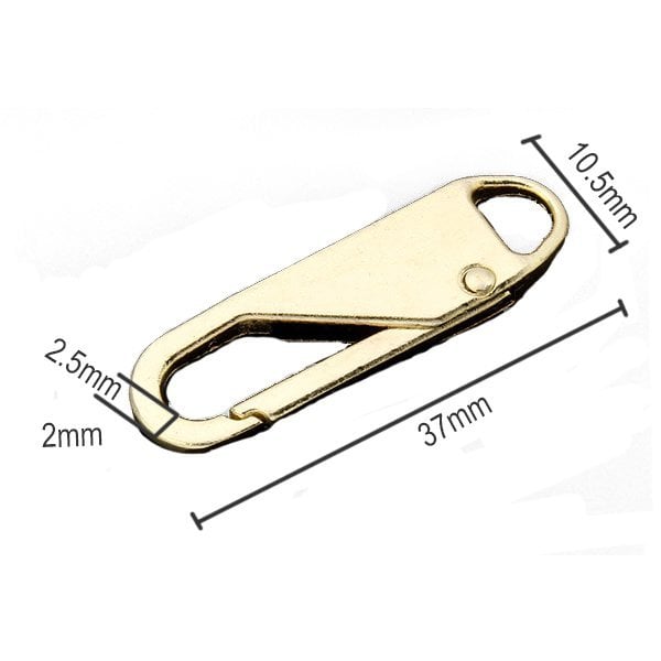 Replacement zipper pull — Repair zippers quickly and effortlessly