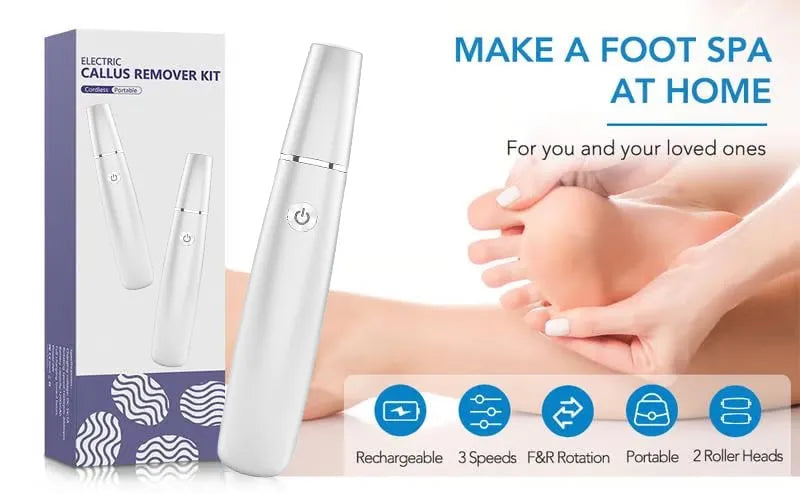 Electric Foot Smoother — Silky Smooth Skin Every Day