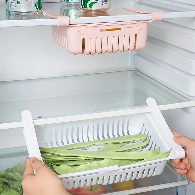 Multipurpose Refrigerator Organizer – Stackable Food Container with Drain