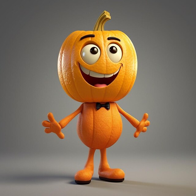 Pumpkin Garden Decoration Figurine — Autumn Highlight for Home & Garden