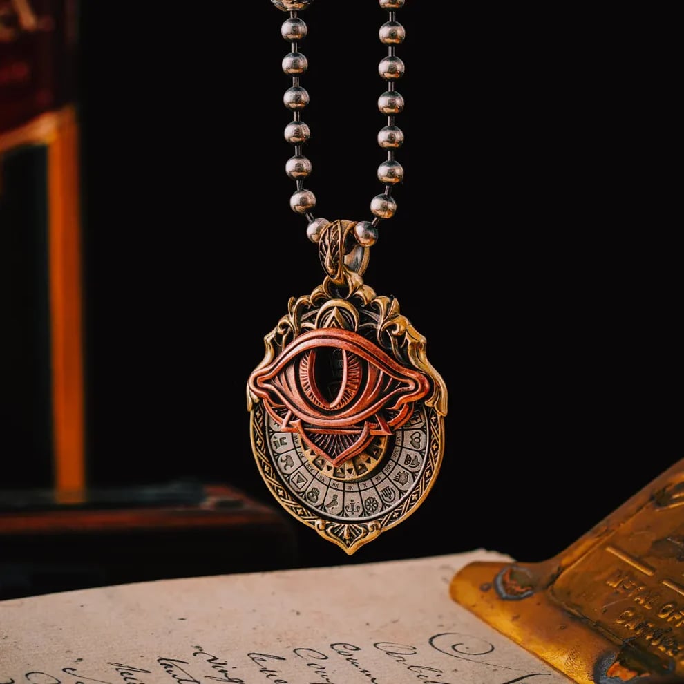 👁️🗨️Handmade Tarot Vision Pendant: Connect to Cosmic Wisdom Anytime(Cheat Sheet Included) Mivoza Deutschland