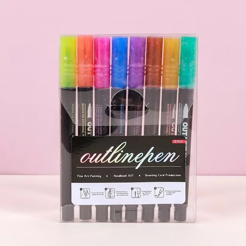 Metallic Marker Set – Creative Effects on Any Surface