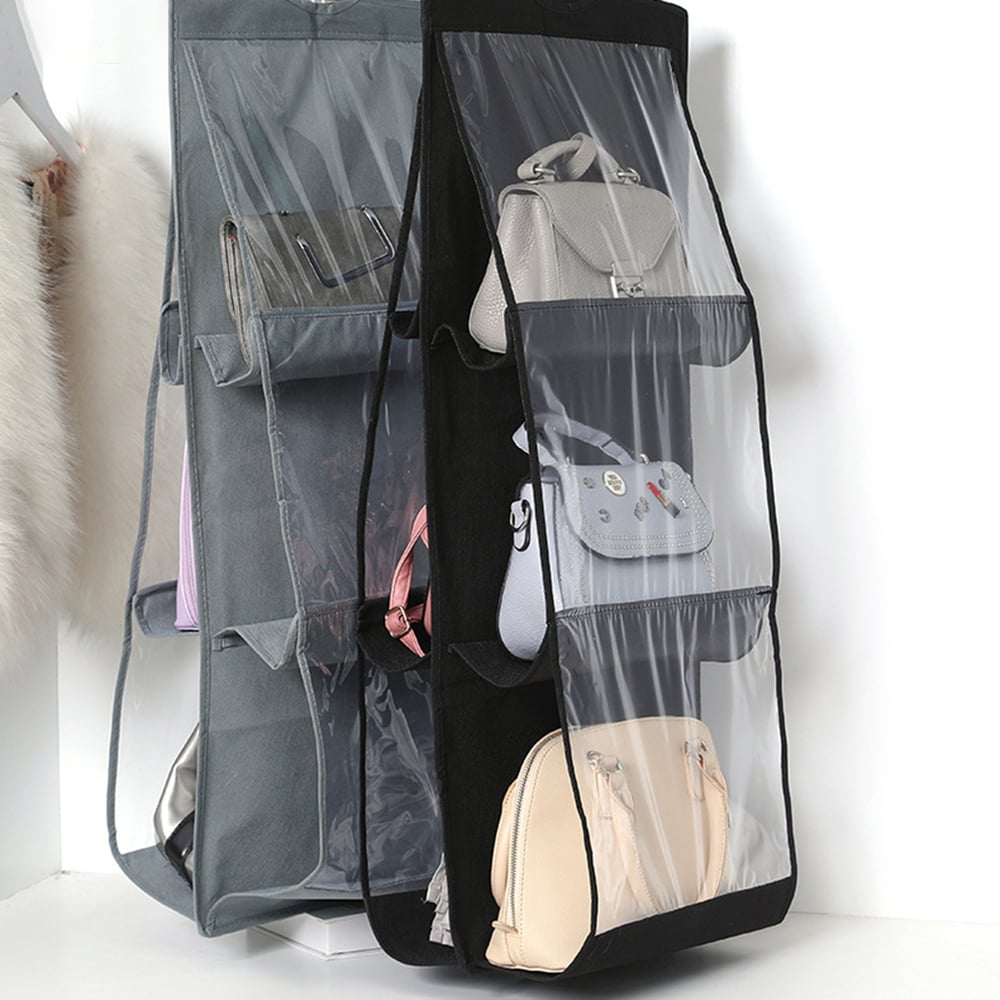 Double-sided Hanging Storage Bag – Six-layer Organizer for Handbags