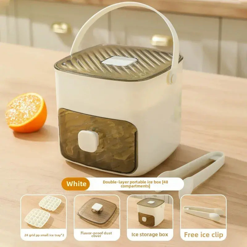 FrostEase™ — Effortless Ice Cubes, Mess-Free Carrying