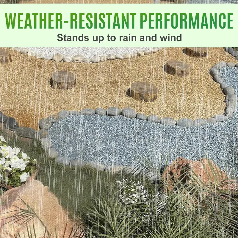 Landscape adhesive — Fast-drying, weather-resistant fixative
