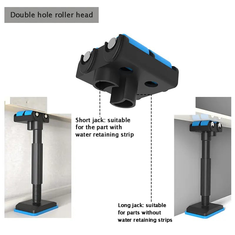 Mounting and lifting rails — effortless and secure cabinet installation